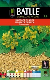 Mostaza Blanca Batlle Semillas Aromáticas Sinapis alba Cilantro 