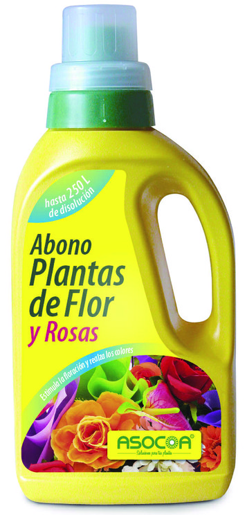 Abono Plantas de Flor y Rosales 1L - ASOCOA
